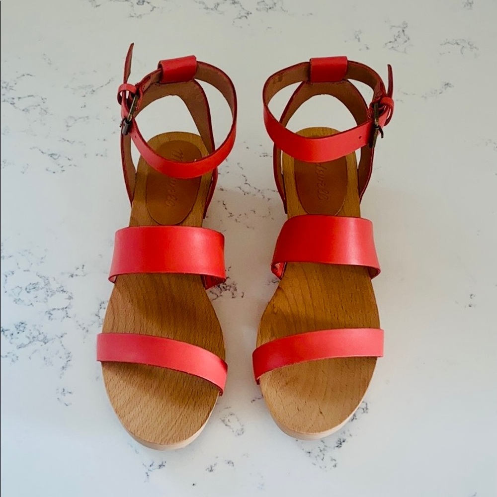 Madewell Coral Color The Jodi Clog - Picture 5 of 16